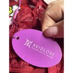 Avidlove Women Lingerie Size Small Color Burgundy One Piece Lace See Through NWT Red Photo 1