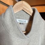 Coldwater Creek  Oatmeal Cream Fleece Pullover Size Medium Photo 4