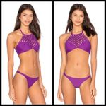 Free People ๐MIKOH๐ Macrame Woven Halter Bikini Set ~ Urchin Photo 6