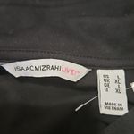 Isaac Mizrahi Live! Sleeveless Polo Dress with Ruffle Hem Black Size Large –NWT Photo 3