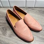 Madewell  Pink Leather Slip On The Frances Loafer Women's Size 7 Photo 1