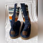 Wrap Boots. Toms Wrap Boots. Blue/ colorful W8.5 Comfy lightweight bootie Photo 5