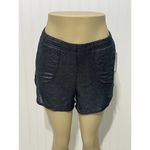 Good American Women's The Running Shorts Moonlight Metallic Sparkle Black 0 XS Photo 14