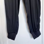 Michael Stars  • Lidia Jogger relaxed satin pants black knit soft pull-on Photo 7