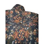 BLANKNYC Floral Quilted Zip Up Jacket Womens Size S Bomber Style Black Photo 8