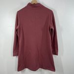Title Nine Maroon Tunic Pullover Top Women's XL Half Zip Stretch Long Sleeve Photo 2
