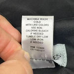 Catherines  Crossover V Neck Dress Size 2X Black Short Sleeve Stretch Ruffle Photo 6