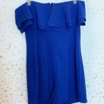 Impressions Royal Blue Strapless Romper Photo 2