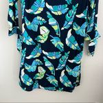 Escapada  Living Abstract Tropical Floral Casual Dress Tie Arm Small Photo 5