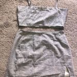 Plaid Two Piece Set Gray Size M Photo 0