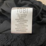 Tobi Black lace long sleeve romper Photo 5