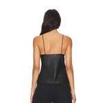 LIONESS Mariah Asymmetrical Tie Cami in Onyx Black Size X-Small Gently Used Photo 1