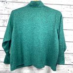 St John's Bay Quarter Zip Pullover‎ Sweater Cadium Green Black [Size4X] NWT Size 4X Photo 3