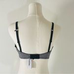 La Senza  Metallic Silver & Black Lightly Padded Underwire Bra Size 34DD NWT Photo 1