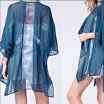 Honey Belle Chiffon Lacey Kimono Photo 1