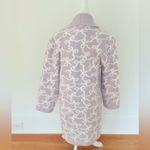Cupcakes & Cashmere Sleepwear Luxe Robe Sweater Cardigan Lavender Bows Medium Purple Photo 6