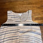 J.Jill  Pure Jill Lagenlook Striped Sleeveless 100% Linen Maxi Dress Photo 6