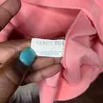 Vanity Fair  pink 3/4 sleeve 1/2 zip duster sz Medium Photo 3