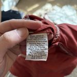 Johnny Was Elia Tie Linen Jumpsuit womens small rust red Photo 9