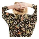 J.Crew  Women's Black Horseback Rider Popover Blouse Size 4T Photo 1