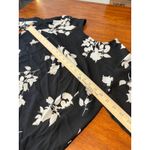 Vince Camuto Womens Black Floral Print Bell Sleeve Blouse Size M Photo 5