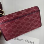 Michael Kors Jet Set Metallic Logo Large Wallet Crossbody - Mulberry Multi Photo 1