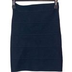 BCBG MaxAzria Black Mini Skirt Photo 0