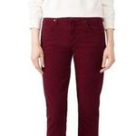 Citizens of Humanity  Jeans 25 Elsa Mid Rise Slim Crop Carmine Red Photo 0