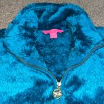 Lilly Pulitzer Skipper Sherpa Popover Valencia Teal XS Photo 2