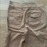 CAbi Black Floral Top and Tan Pants Photo 6