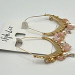 Style & Co Shaky Bead & Imitation Pearl Drop Earrings in Gold MSRP $25 NWT Photo 2