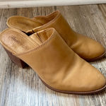 Madewell Harper Mule Brown Leather Block Heel J8560 Fall Classic Women's 8 Photo 0