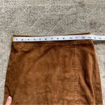 ALLSAINTS  Goat Leather Suede Whip Stitch High Waisted Pencil Skirt 6 Photo 5