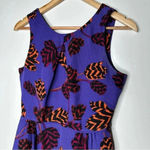 Marc by Marc Jacobs  Purple Persian 100% Silk Mini Dress Size 0 Photo 5