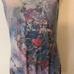 Press Apparel be free heart birds tank dress Purple Size L Photo 3