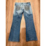 Citizens of Humanity Vintage Citizens‎ of Humanity Faye Wide Leg Jeans Chain Link Embroidery Size 31 Photo 1