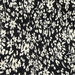 Mango  Ruffled floral print dress black white Sz 6 Photo 12