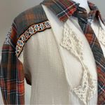 Gimmicks by BKE BKE Lace Plaid Button Up Shirt Photo 8