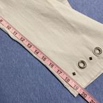 Zac & Rachel Womens White Cropped Pants Size 16 Photo 4