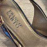 Franco Sarto  Patent Leather Chocolate Brown Slingback Shoes - Size 8 Photo 2