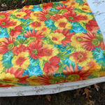 Beautiful bright vintage‎ floral scarf by Krista Orange Photo 2
