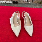 A New Day Women's Milan Slingback Heels - size 7 pearl wedding guest classic Photo 2