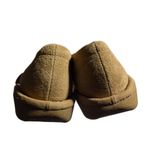 Vtg 1990s Earth Spirit Beige Suede Beaded Closed Back Comfort Sandals Sz 6 Tan Photo 4