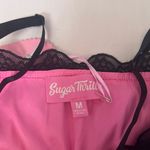 Sugar Thrillz Black and Pink Lace Dress Size M Photo 1