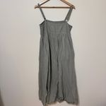 Natural Life  Square Neck Button Up Maxi Dress Size Medium Photo 5