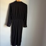 Ba&sh Robe Uria Ruched A-Line Midi-Shirtdress 6 Photo 2