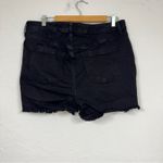Torrid  Black High Rise Cut Off Jean Shorts Women’s 12 Button Fly Beachy Casual Photo 5