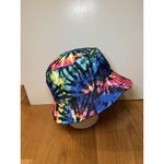 Tie Dye Hat Bucket Multicolor Rainbow Psychedelic Festival Streetwear Mens Photo 1
