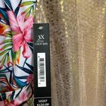 Catherine Malandrino  White Pink Green Tropical One Piece Swimsuit 3X NWT Photo 3