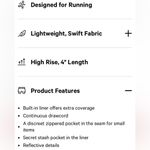 Lululemon  Black Multi Color Print Hotty Hot Athletic Sport Shorts 8 Photo 5